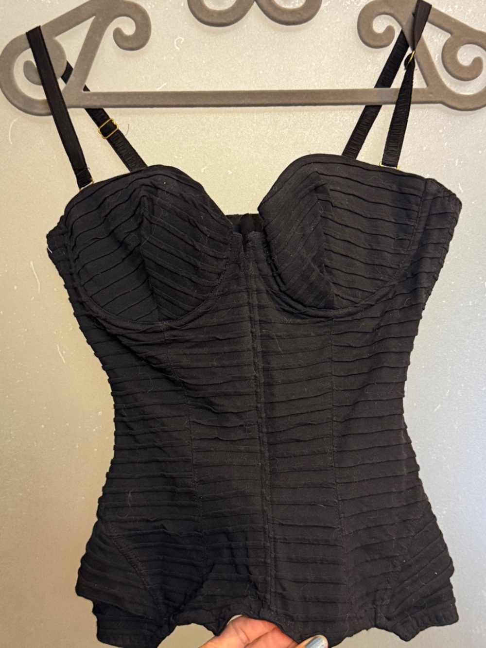 Agent provocateur Tatiana Black Structured Bustier Corset Top - Picture 2 of 5